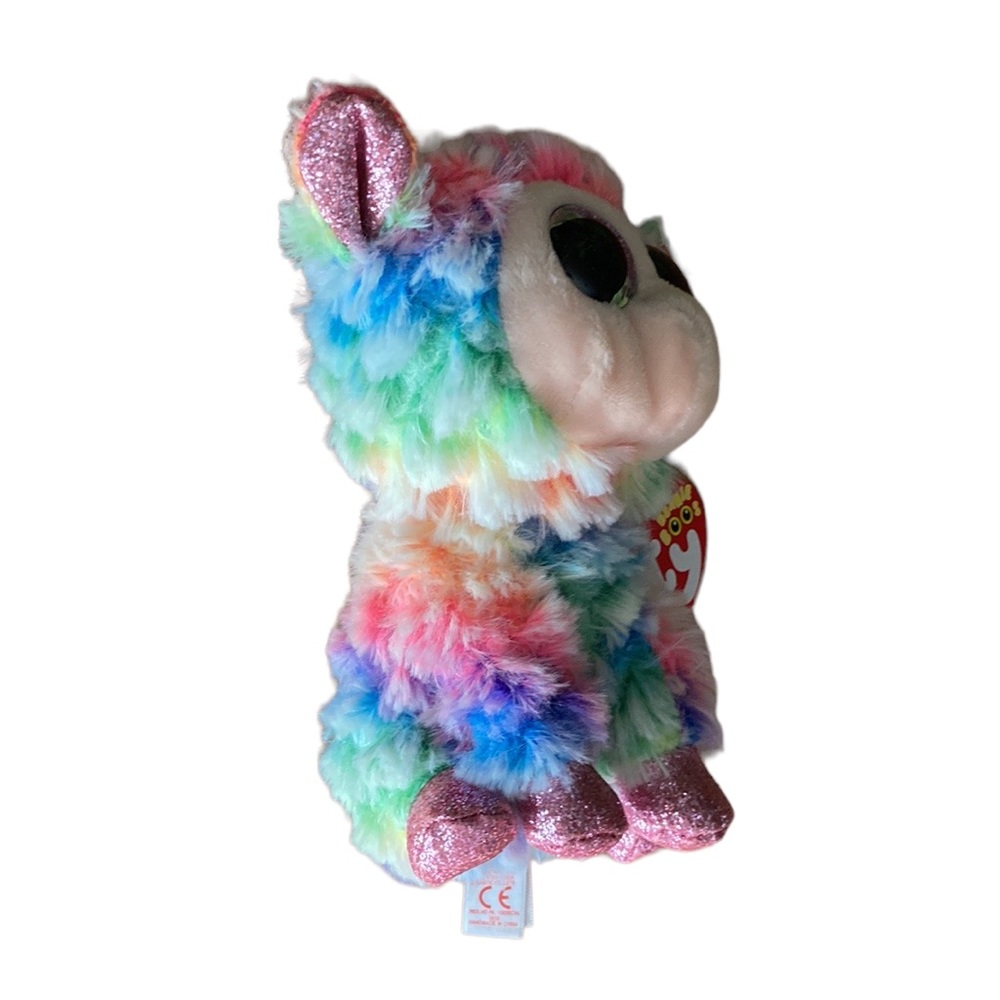 TY Beanie Boos Plush Daffodil Rainbow Lamb - Picture 5 of 15